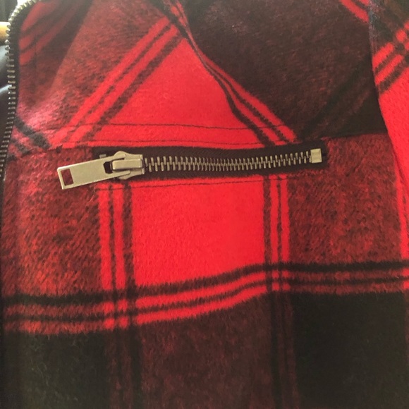 Buffalo Plaid Moto jacket Maurices NWOT - Picture 11 of 12